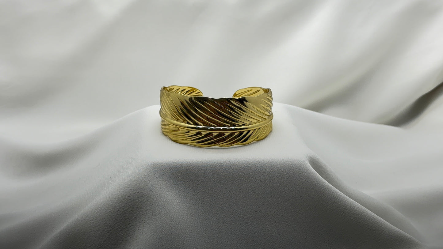 Golden Cuff Bangle