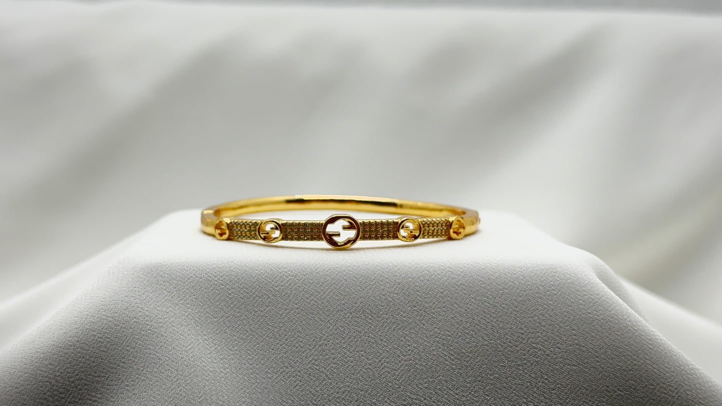 Aurora Charm Bangle