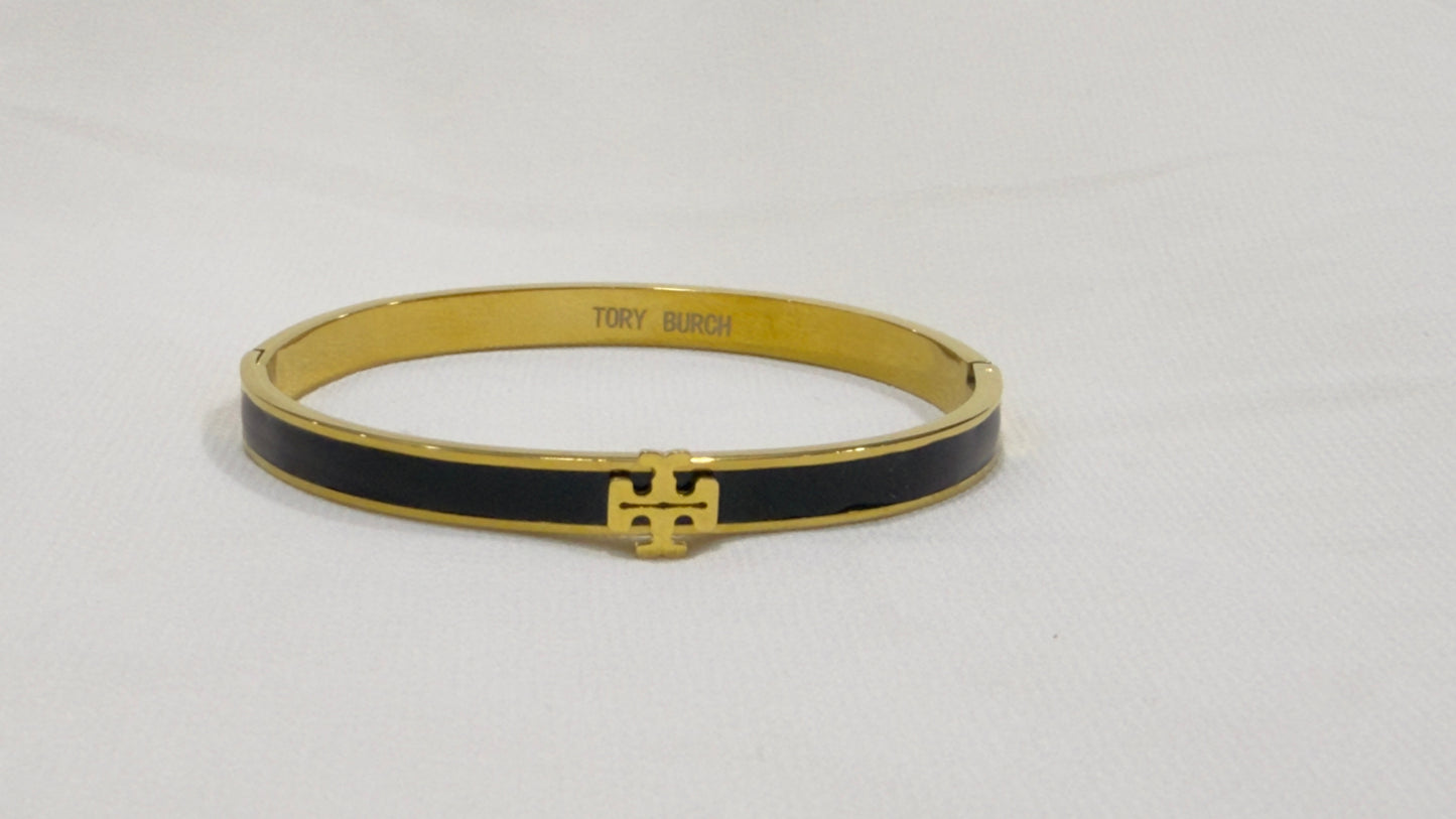 Classic Black & Gold Bangle