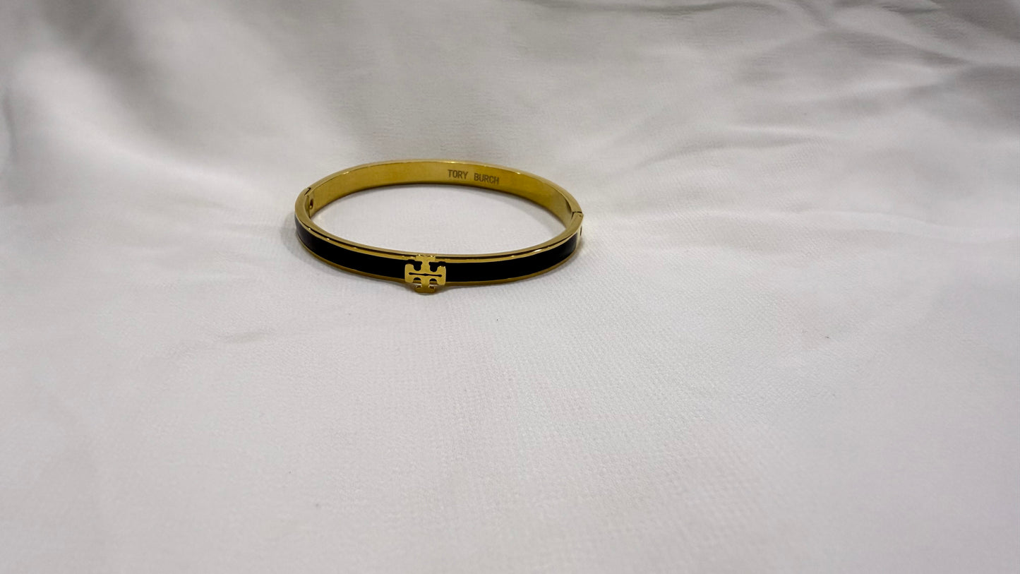 Classic Black & Gold Bangle
