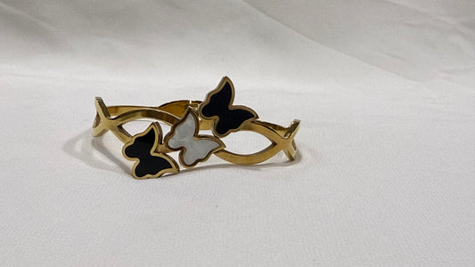 Butterfly Charm Bangle